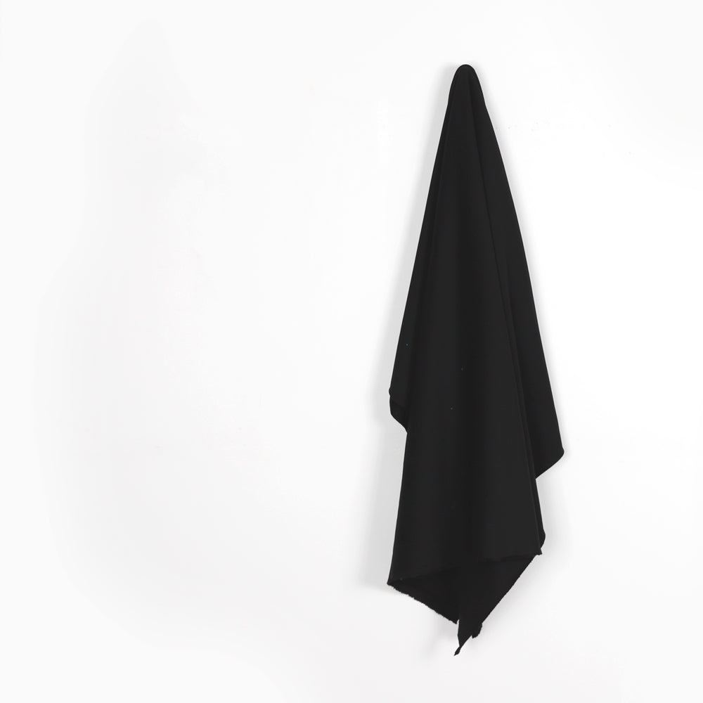 Compact Cotton Sweatshirting - Black