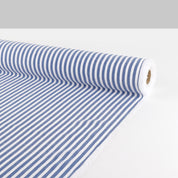 Summer Stripe Cotton / Rayon - Denim