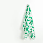 Bold Gerbera Midweight Linen - Emerald