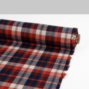 Brushed Cotton Plaid - Tomato