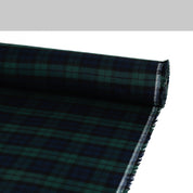 Plaid Brushed Cotton Twill - Malachite