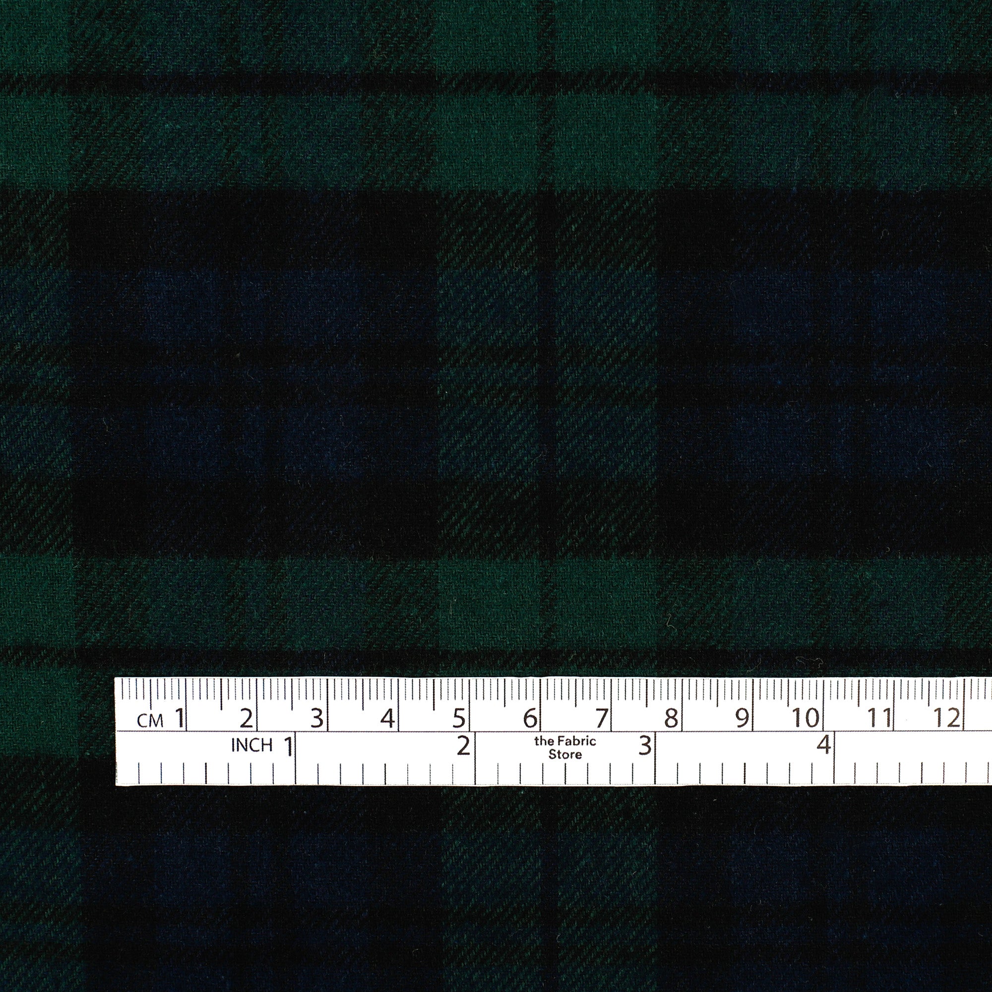 Plaid Brushed Cotton Twill - Malachite