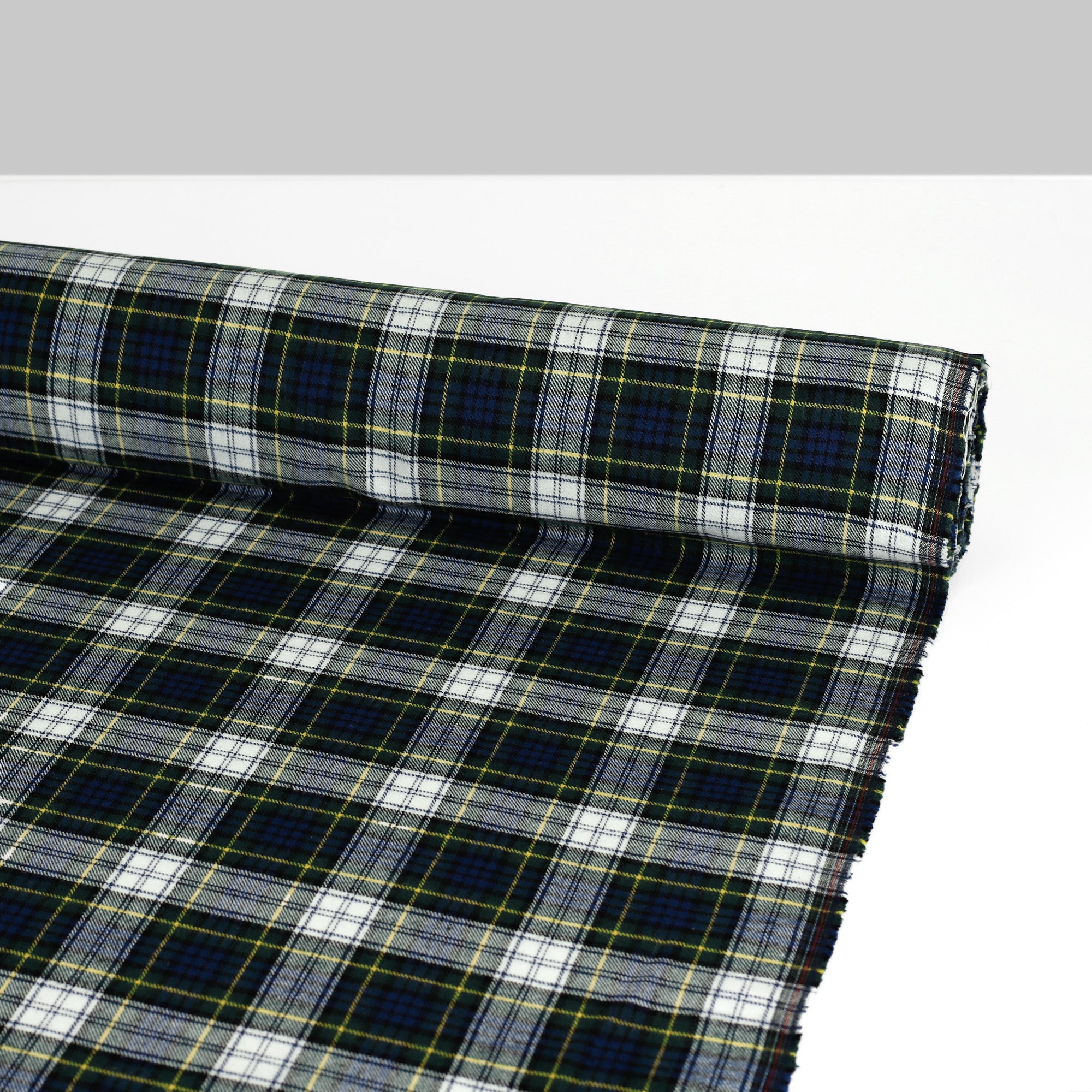 Plaid Brushed Cotton Twill - Pine