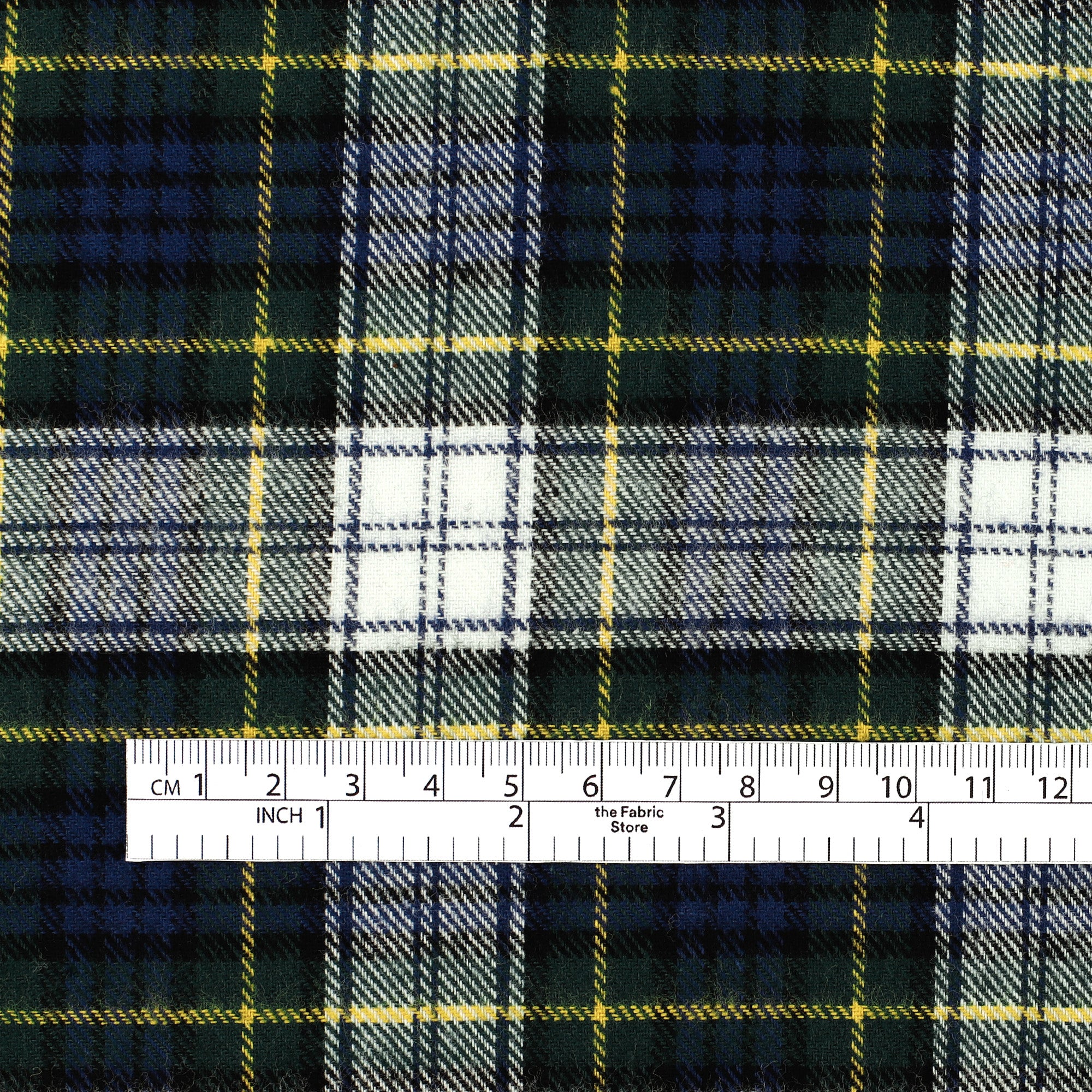 Plaid Brushed Cotton Twill - Pine