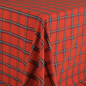 Windowpane Check Soft Cotton Twill - Postbox