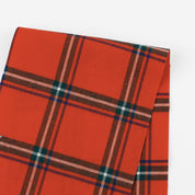 Windowpane Check Soft Cotton Twill - Postbox