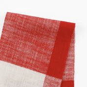Brushed Buffalo Check Cotton - Red/White