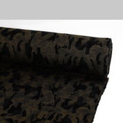 Camo Merino Jacquard - Dark Green/Black
