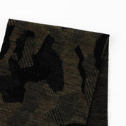 Camo Merino Jacquard - Dark Green/Black
