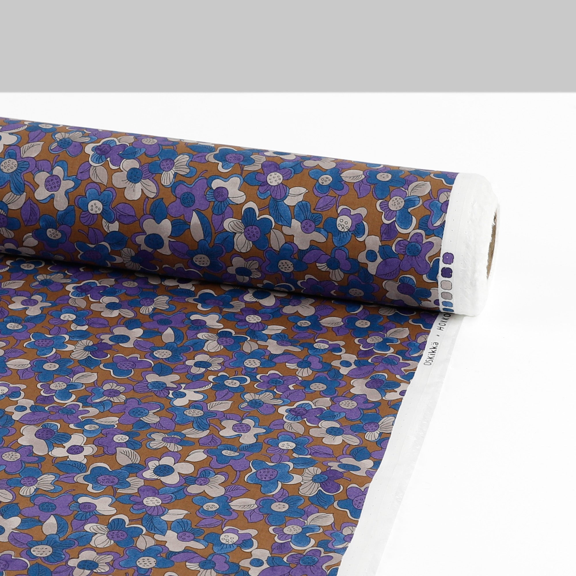 Hellebore Cotton Shirting -  Purple Mix