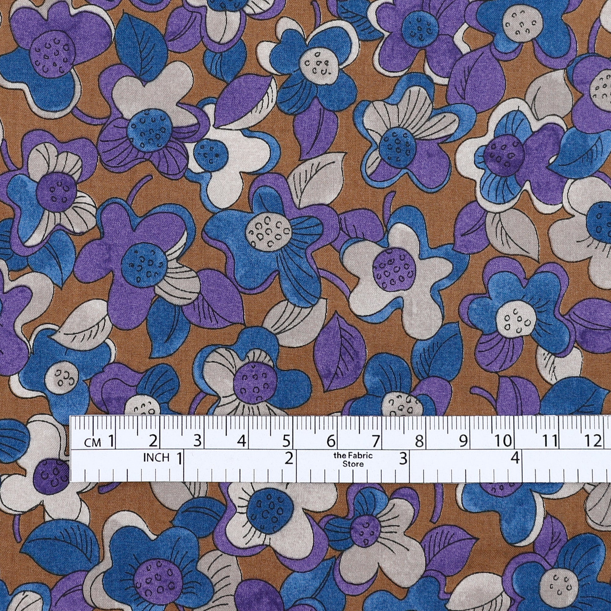 Hellebore Cotton Shirting -  Purple Mix