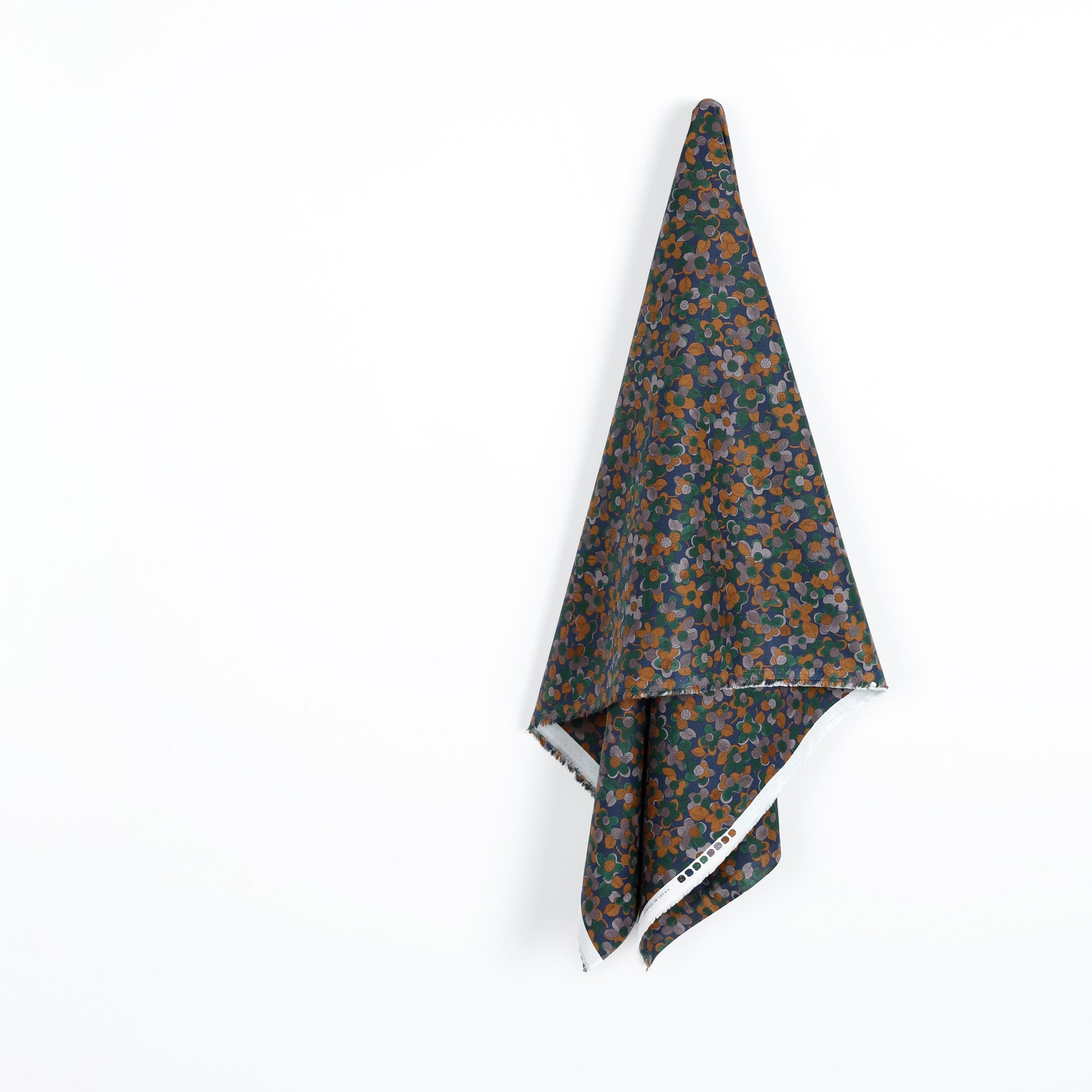 Hellebore Cotton Shirting - Green Mix