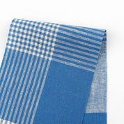 Linen / Rayon Check - Picnic Blue