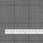 Prince Of Wales Wool / Poly Suiting - B&W