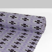 Check Tile Merino Jacquard - Purple