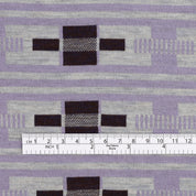 Check Tile Merino Jacquard - Purple