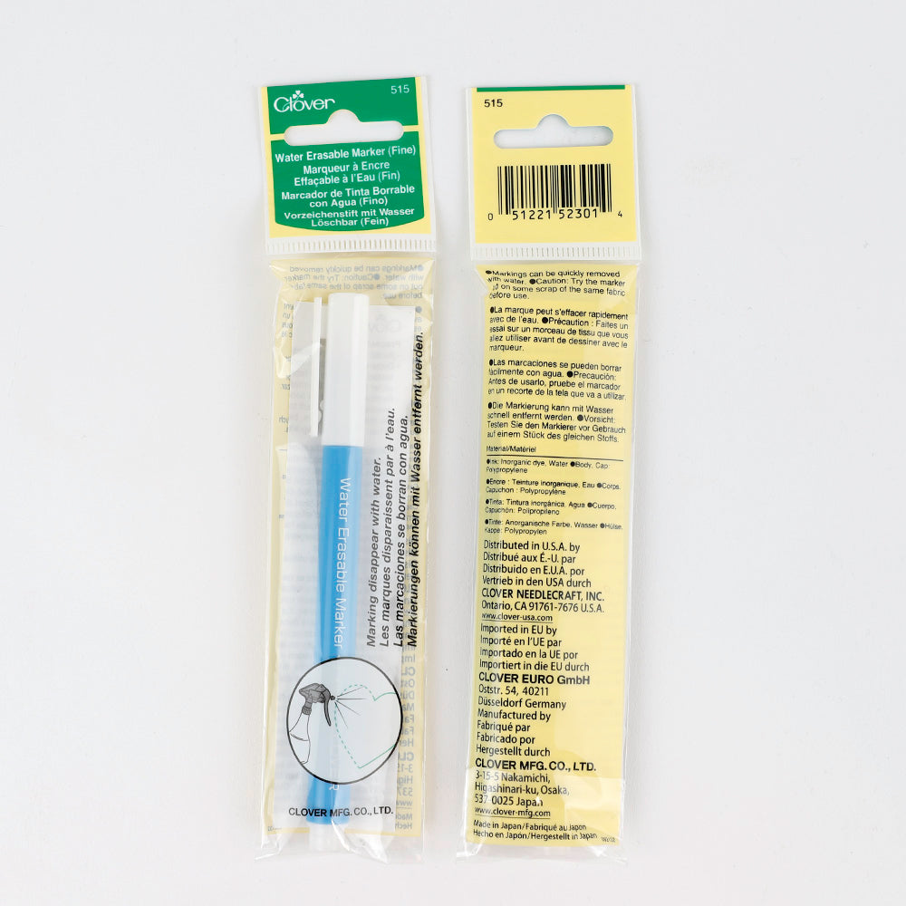 Water Erasable Fine Marker - Light Blue
