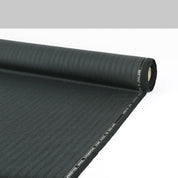 Thread Stripe Wool Suiting - Black / Teal