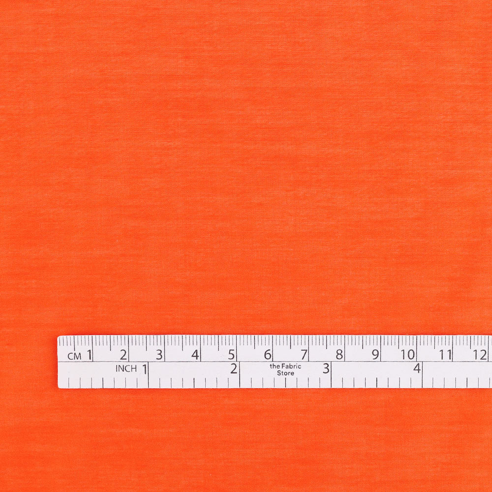Cotton / Silk Voile - Firethorn (remnant)