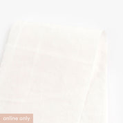 Tumbled Heavyweight Linen Twill - Ivory