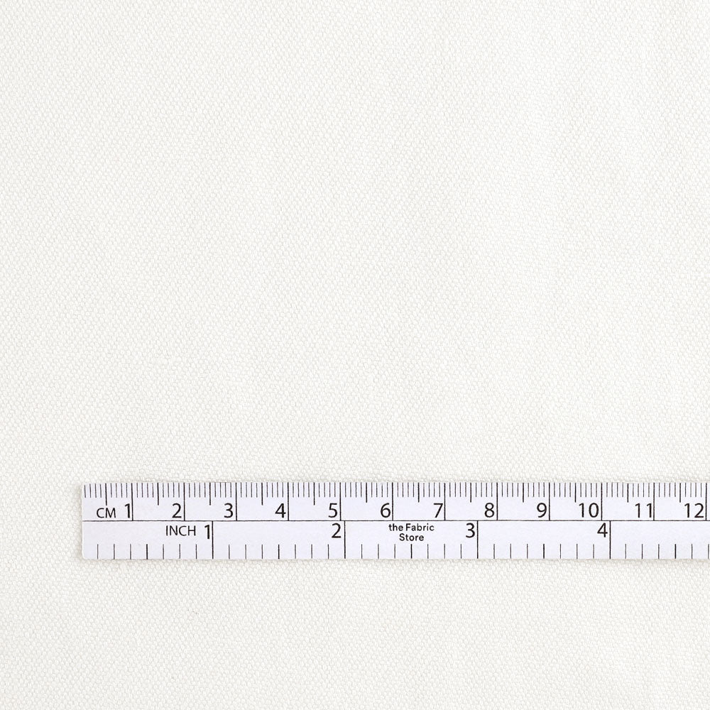 Tumbled Midweight Linen - Off White