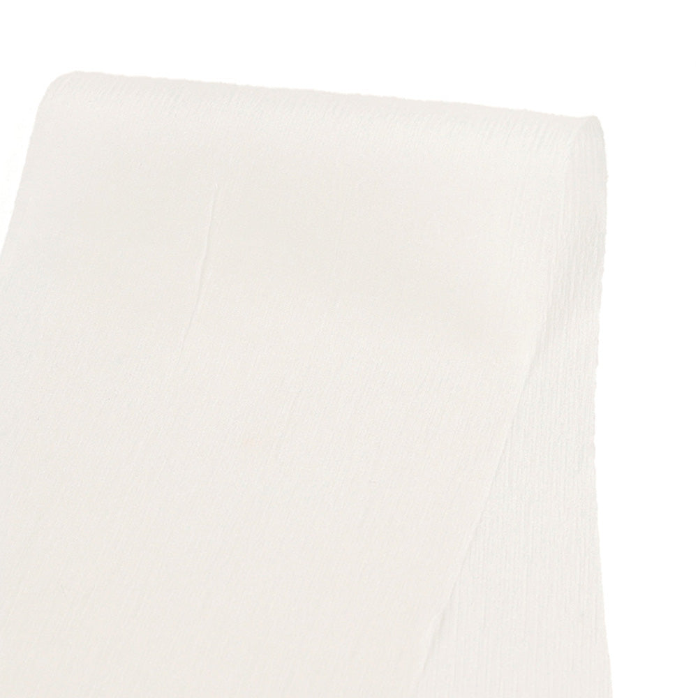 Crinkle Tissue Silk - White