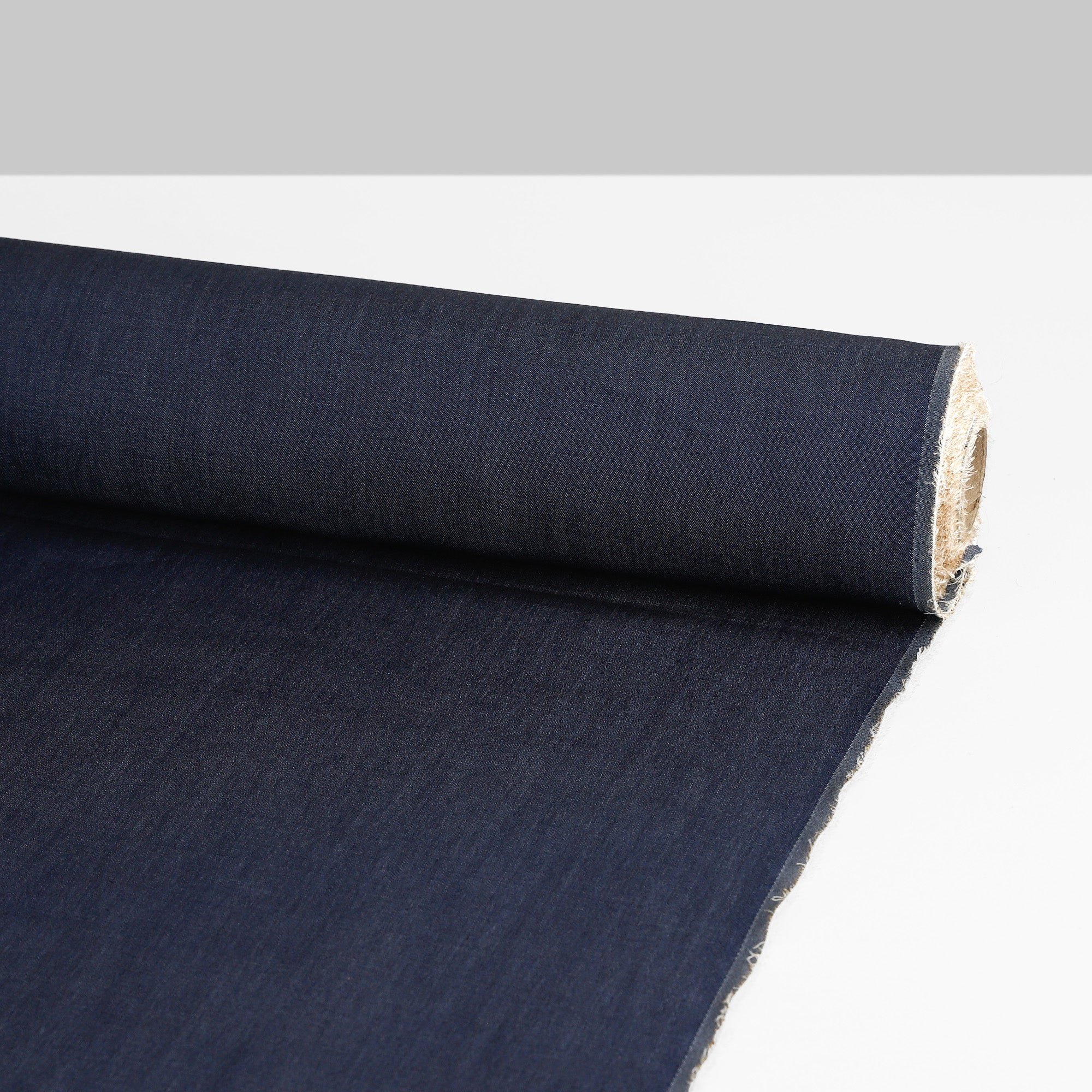 Midweight Cotton Chambray - Dark Indigo