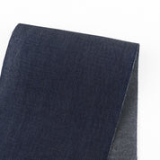 Midweight Cotton Chambray - Dark Indigo