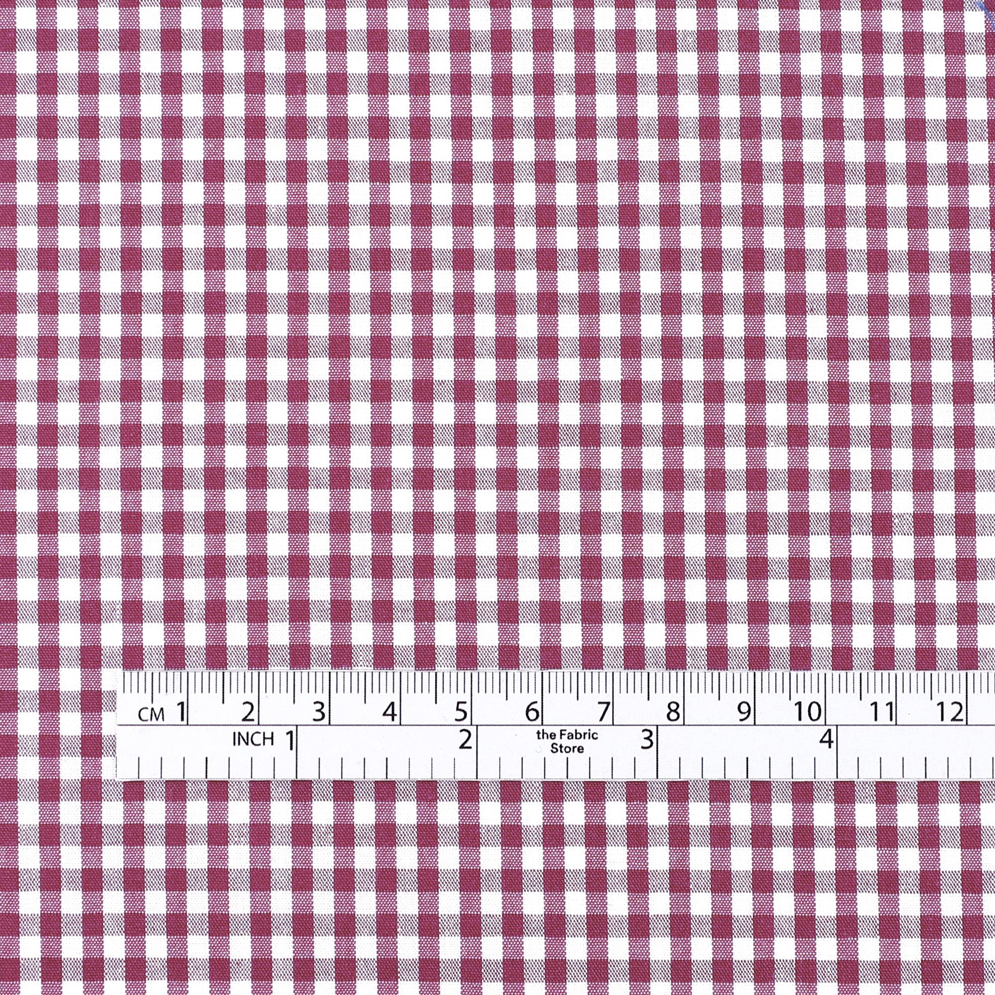 Little Cotton Gingham - Berry