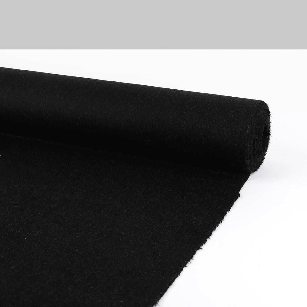 Pure Wool Melton - Coal
