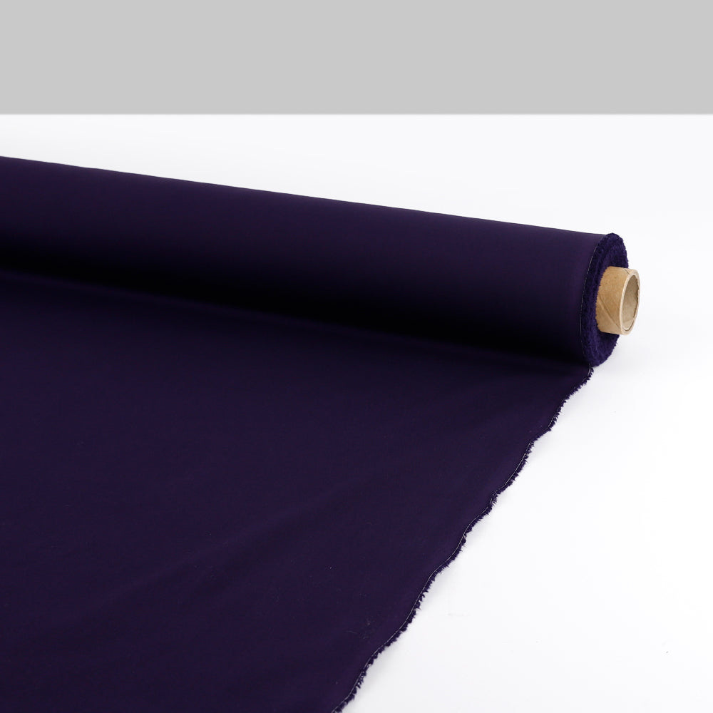Stretch Cotton / Nylon Poplin - Eggplant