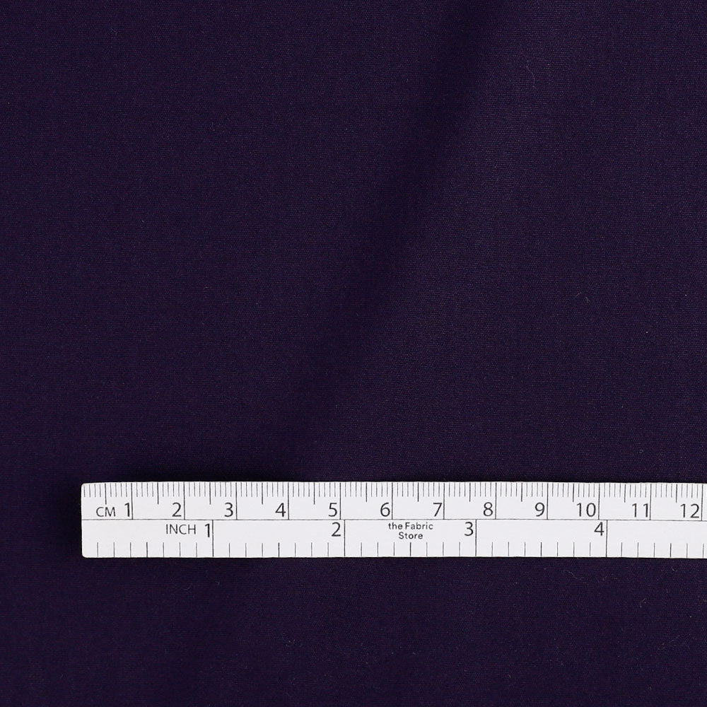 Stretch Cotton / Nylon Poplin - Eggplant