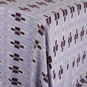 Check Tile Merino Jacquard - Purple