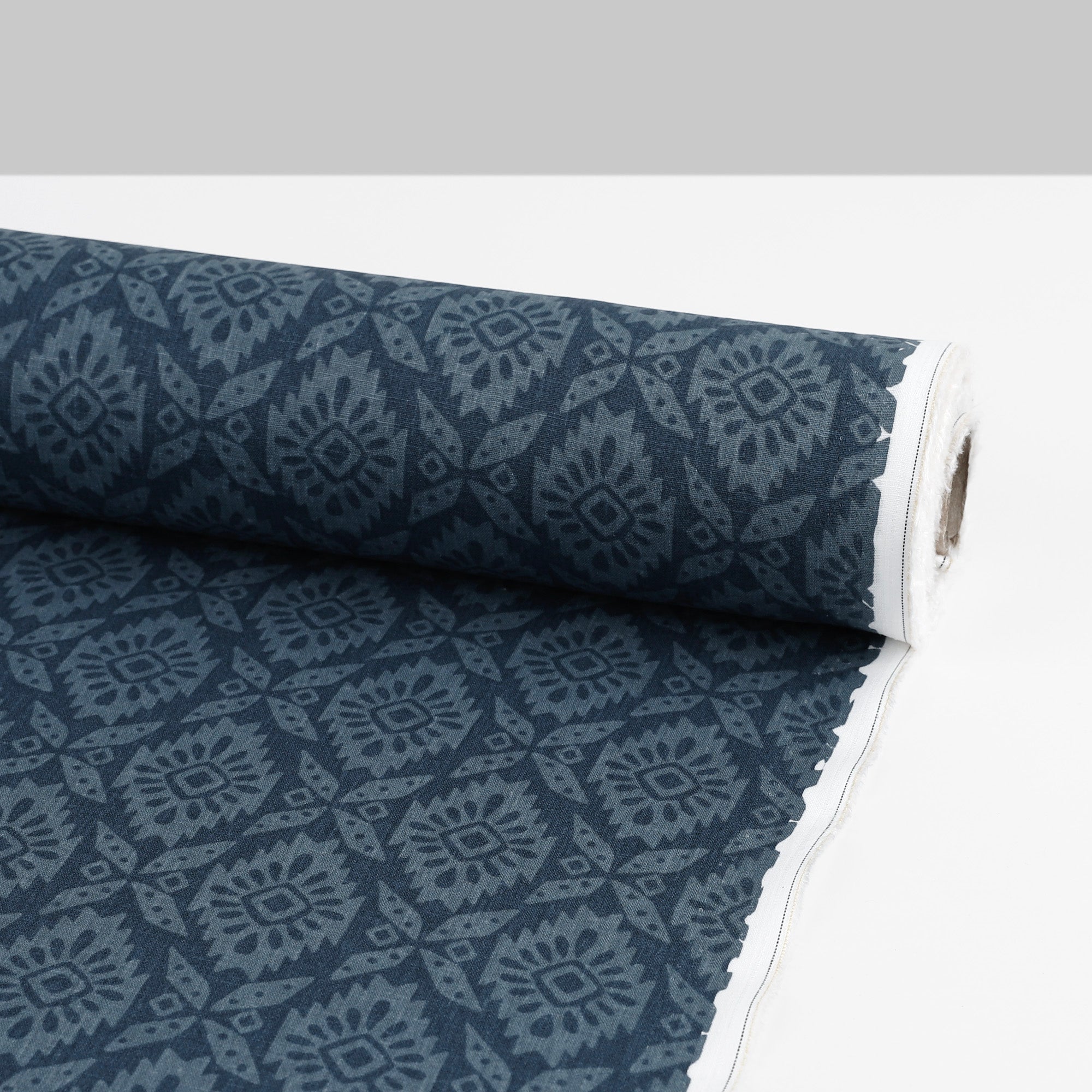 Motif Linen/Viscose - Washed Indigo