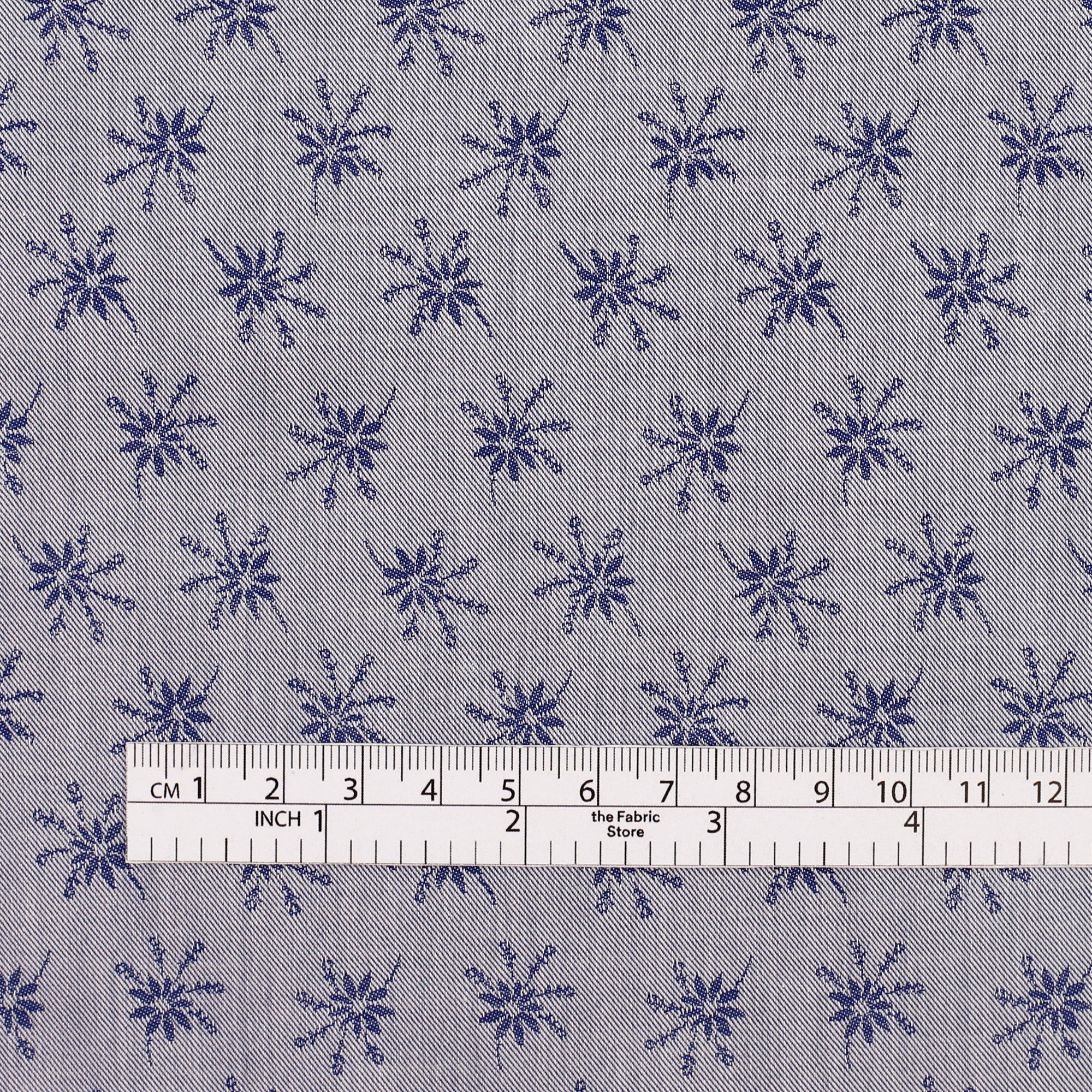 Reversible Clematis Cotton - Vista