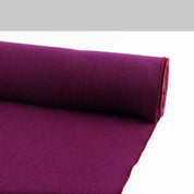 Double Faced Pure Wool Coating - Berry / Clove