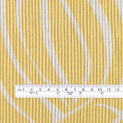 Twin Stripe Soft Floral Cotton/Poly - Lemon Drop