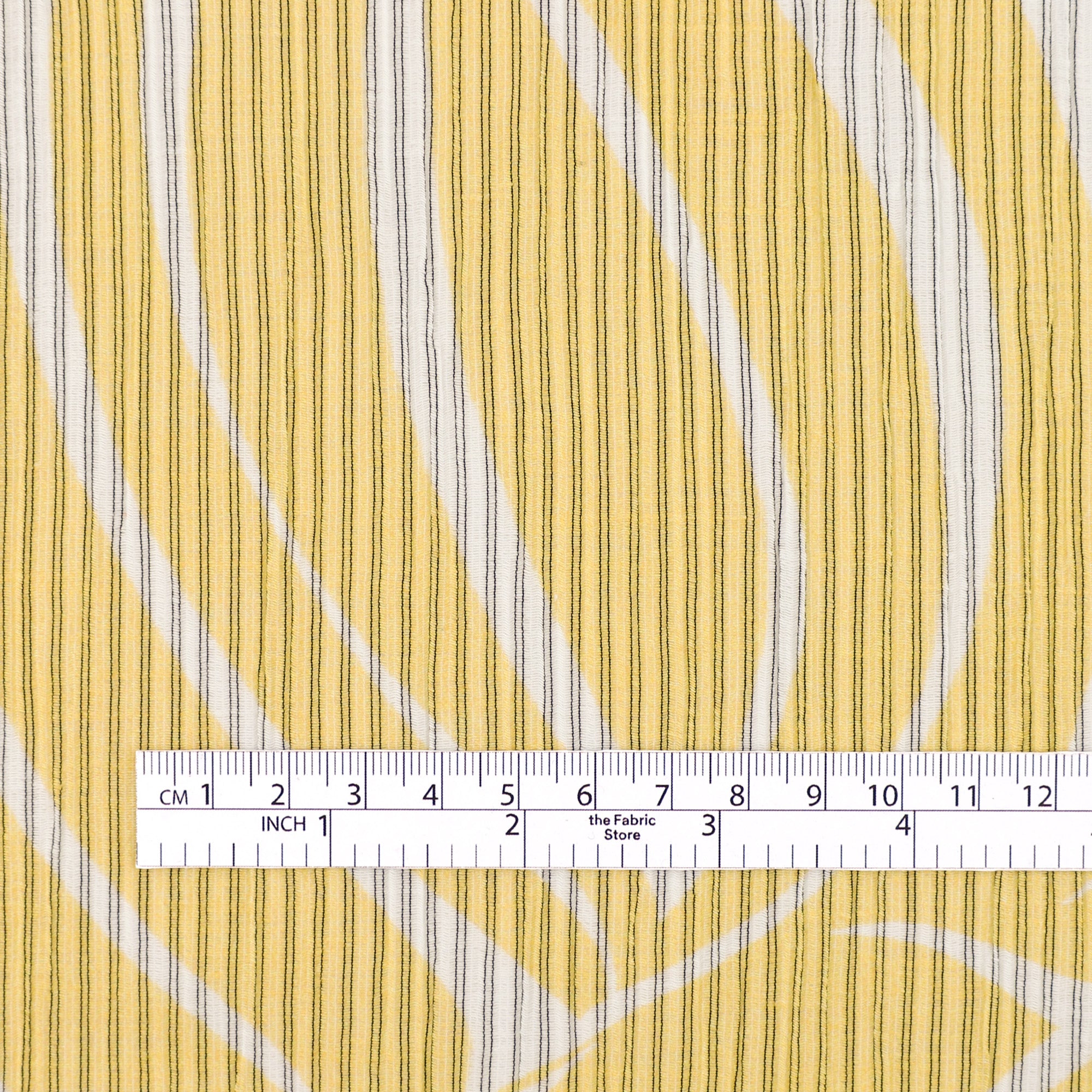 Twin Stripe Soft Floral Cotton/Poly - Lemon Drop