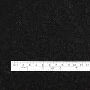 Fronds Jacquard Linen - Black