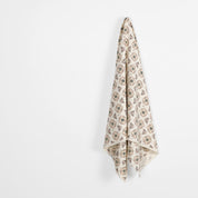 Griffin Motif Silk / Linen - Powder Pink