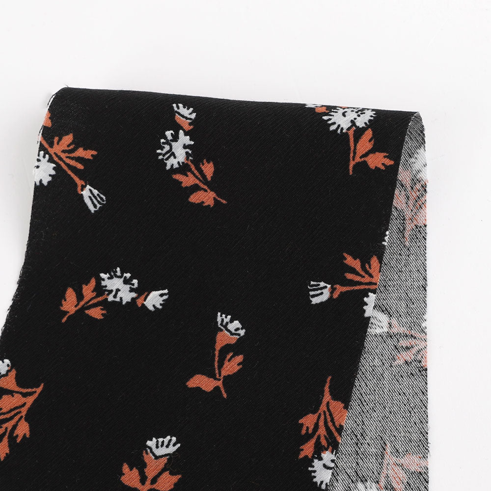 Dandelion Lyocell / Viscose Twill - Black