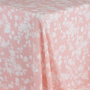 Floral Woven Stripe Cotton Muslin - Cherry Blossom