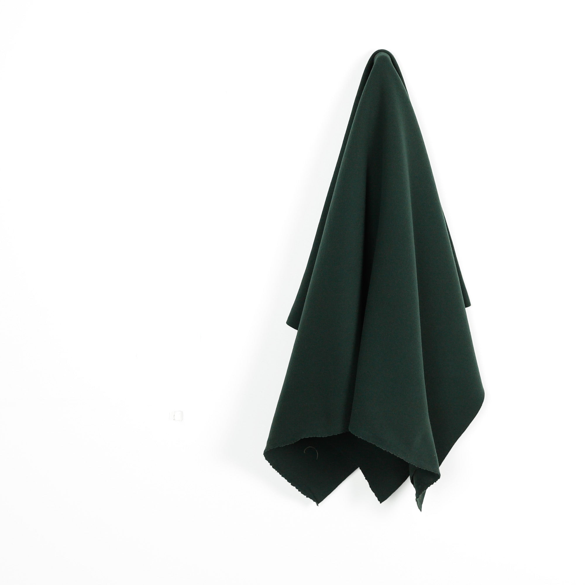 Virgin Wool / Poly Melton Coating - Hunter