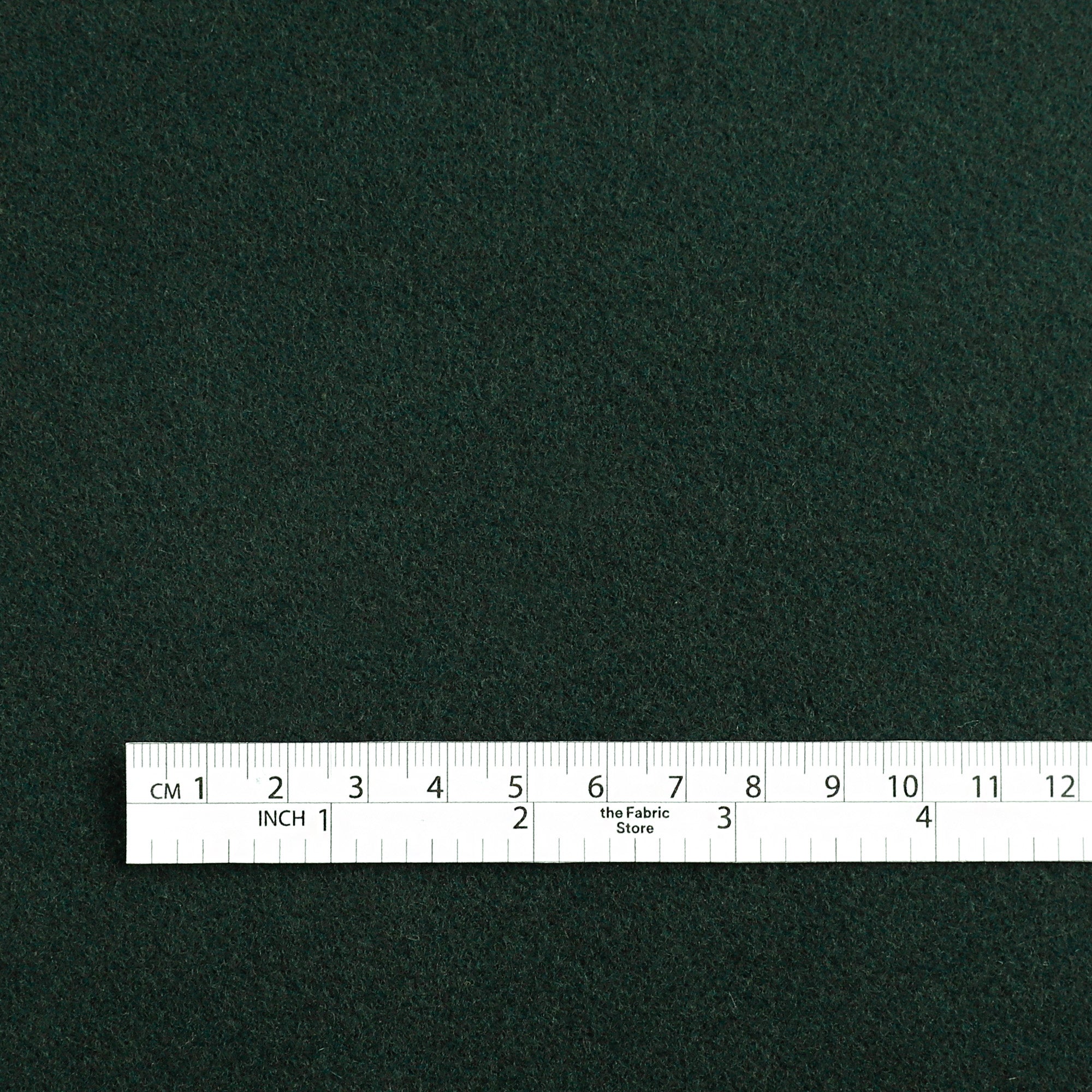 Virgin Wool / Poly Melton Coating - Hunter