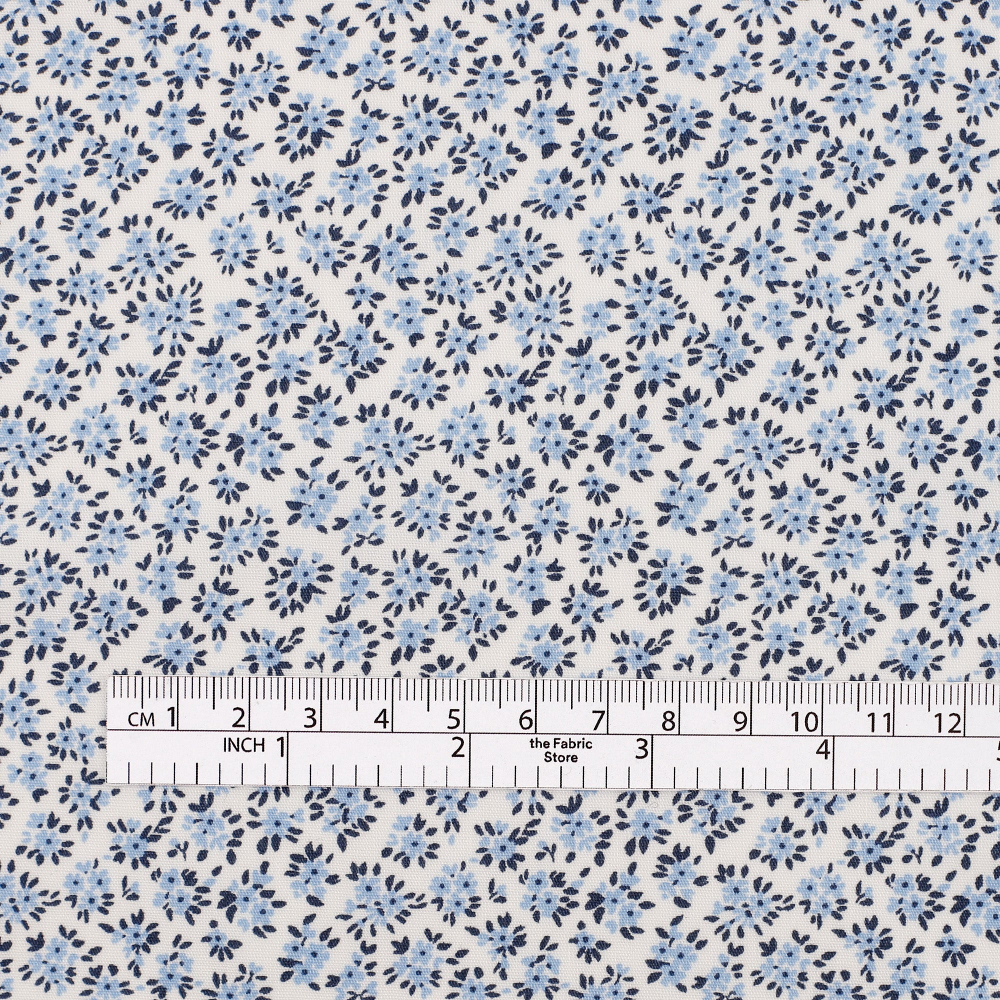 Primrose Stretch Cotton -  Blue