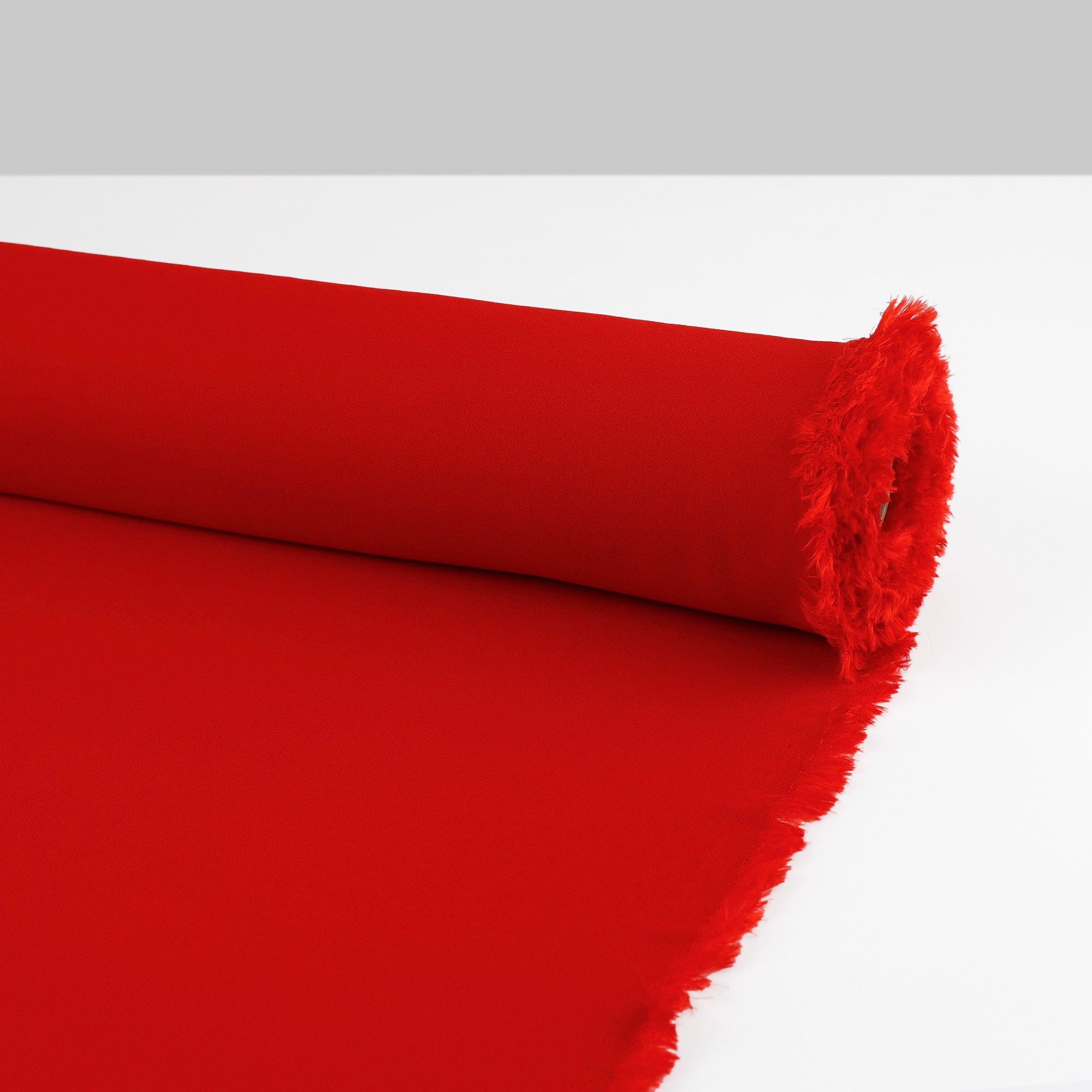 Viscose Crepe Double Jersey - Chilli