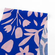 Spring Garden Bamboo Challis - Lapis