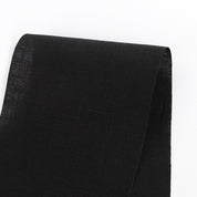 Plain Weave Linen - Black