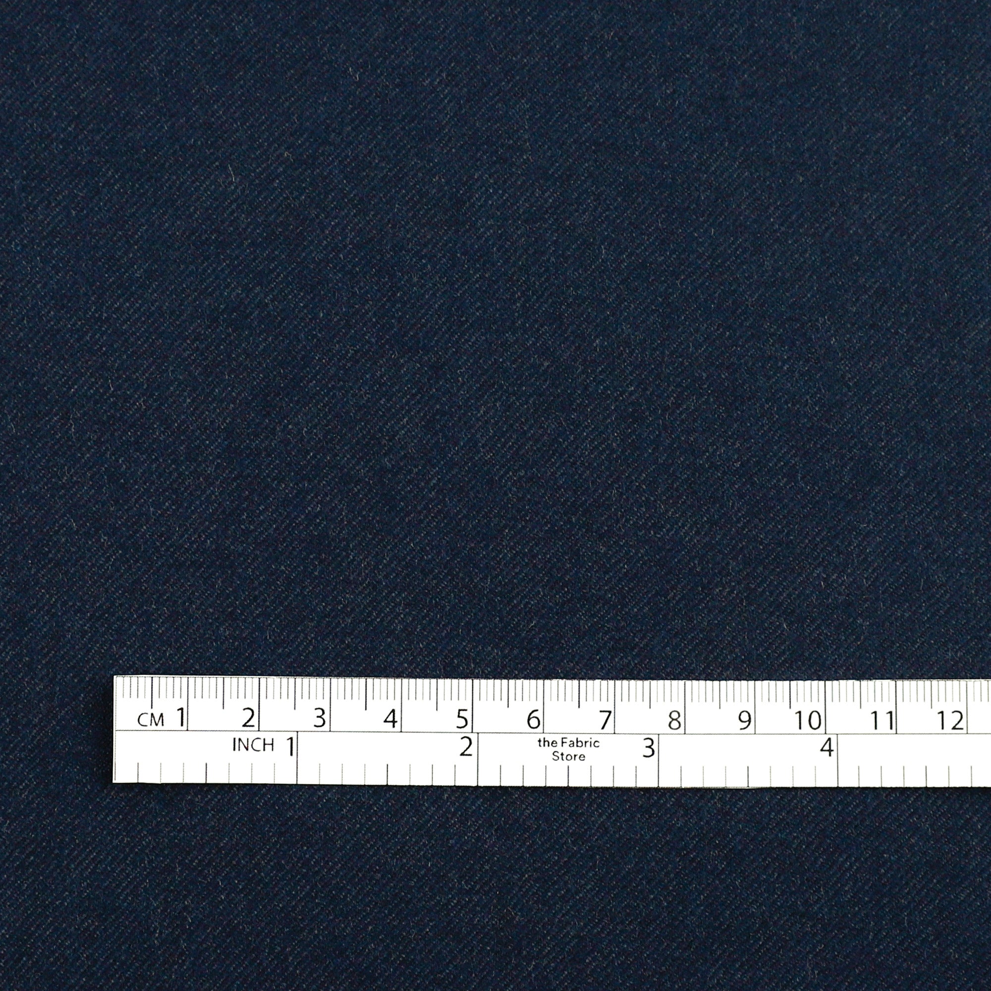 Pure Wool Twill Suiting - Deep Navy