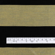Bold Stripe Linen / Viscose - Bamboo Shoot
